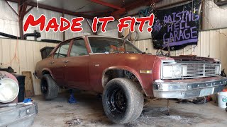 1979 Chevy Nova Budget LS Swap (pt.3) Making It All Fit