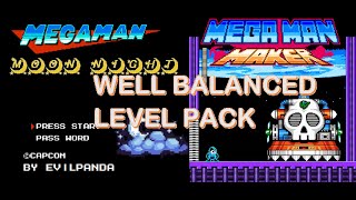 Megaman Moon Night level pack full game playthrough - 洛克人製作大師 Mega Man Maker