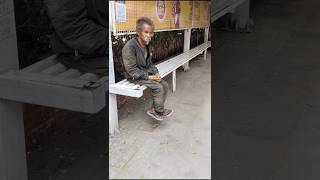 giving food to a poor old age man | helping videos #shorts #helpingothers