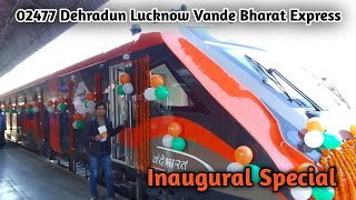 02477 Dehradun Lucknow Vande Bharat Express exclusive Journey | Dehradun to Haridwar #vandebharat