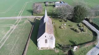 ÉGLISE ST Michel de Vitotel à Vitot. Drone parrot anafi