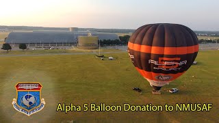 Alpha 5 Balloon Donation to NMUSAF June 2024 Feature