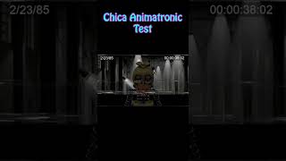 Chica Animatronic Test 1985 #shorts