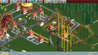 Jogando Roller Coaster Tycoon 1 (PC)