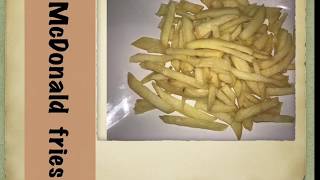 McDonald French fries | quick french fries recipe | homemade french fries