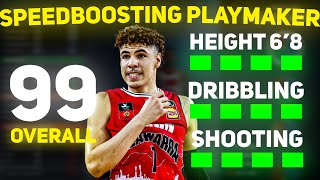 NBA 2K21 THE BEST LAMELO BALL BUILD ! 6’8 SPEED BOOSTING PLAYMAKER IN NBA 2K21