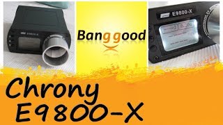 Présentation du Chrony E9800 X, disponible sur Banggood.