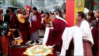 His Eminence Dungse Garab Rinpoche during eight day long Drupchen at Haa