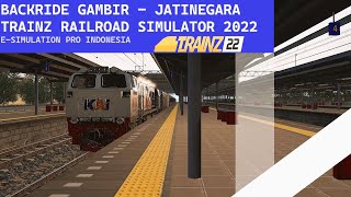 POV Railways GAMBIR - JATINEGARA BACKRIDE VIEW | TRAINZ SIMULATOR INDONESIA