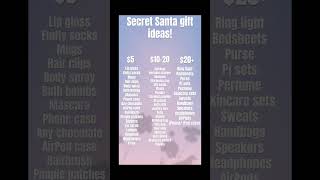 Hiya! Secret Santa ideas for girls!! #preppyyyy #viral #fyp Credits to: ​@LolaBekka