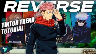 JUJUTSU KAISEN | Reverse Edit Effect TREND TUTORIAL | FILMORA 12| MLBB