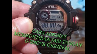 CARA MEMBUKTIKAN JAM TANGAN G-SHOCK ASLI ATAU PALSU!!!