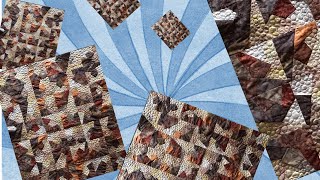 Crazy Quilt tutorial with Accuquilt! Free Layer cake pattern