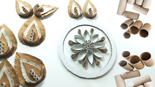 Nowy pomysł na niesamowitą dekorację z rolek po papierze ♻️ Recykling 🌷DIY 🌸 Jak zrobić?