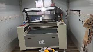 Monport CO2 Laser Engraver setup