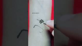 Beautiful H tattoo mehndi design।। amazing tattoo mehndi design।। latest tattoo mehndi design