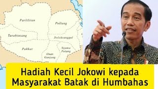 Hadiah kecil Jokowi kepada masyarakat Batak di Humbahas