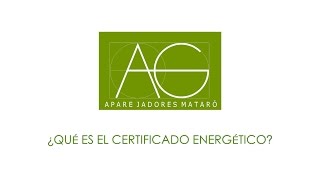 Video entrevista - ¿Qué es el certificado energético? - Aparejadores Mataró