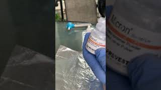 Mixing glass-ionomer for diy tooth bond or gap fill