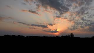 Cloudy Sky at Sunset