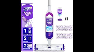 Swiffer PowerMop Multi Surface Mop Kit for Floor Cleaning