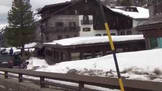 marzo 2015 panoramica con neve Passo San Pellegrino 1918 m (filmador Renato)