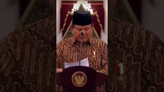 Prabowo Subianto sebutkan pengganti nya sebagai menhan