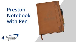 Preston Notebook with Pen - Custom Notebook by 4imprint Canada