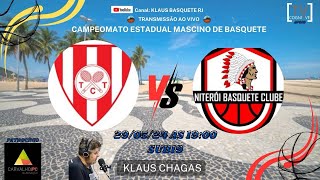 AO VIVO | Jogo de Basquete | Tijuca Tênis Clube x Niteroi Basquete Clube sub19