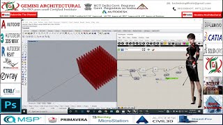 Rhinoceros with Grasshopper Tutorial in Hindi Part-3(Gemini Architectural)