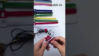 T shape double side hook loop cable ties