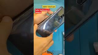 Buka casing & baterai #shorts #redminote8pro #backcover #battry #smartphone #howto #tipsandtricks