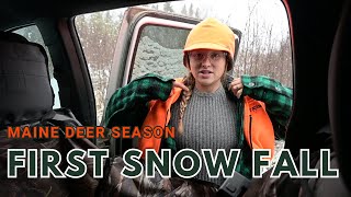 Maine Deer Hunting Season Opener // Tracking A Buck // Northern Maine