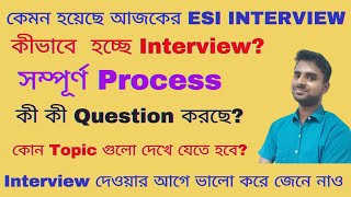 ESI Staff Nurse Interview Analysis | ESI (MB) Scheme WB Staff Nurse Interview Details