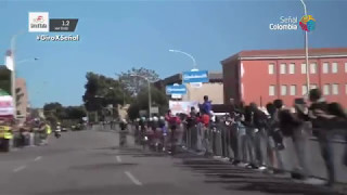 (Español GOGA) Giro d'Italia 2017; Tappa 3 Tortolì - Cagliari 148 Km 7-may; Fernando Gaviria