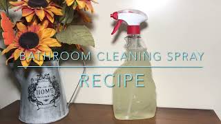 Jeftino Sredstvo za Čišćenje Cijele Kupaonice, Recept | Entire Bathroom Cleaning Spray Recipe