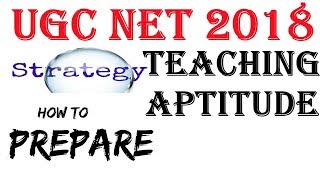 UGC NET - HOW TO PREPARE TEACHING APTITUDE