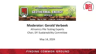 May 14, 2024 Sustainability Webinar