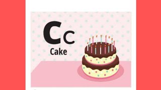 C for cake | learn colors | preschool learning | little learners | kids education