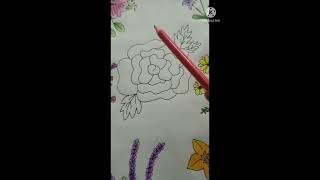 Drawing flowers||#1#shorts