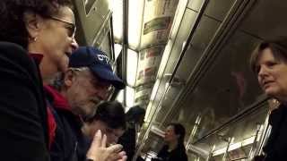 A passionate discussion on Christianity and religion on the NYC MTA Subway