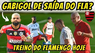 TREINO DO FLAMENGO HOJE! JOGO ENTRE FLAMENGO X PALMEIRAS! GABIGOL DE SAÍDA DO FLA?