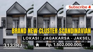 Dijual Rumah Cluster Desain Scandinavian di Jagakarsa Jakarta Selatan