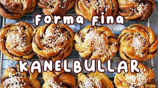 Forma och Snurra Kanelbullar | 4 olika sätt | Nystan, Snurra, Fläta, Längd