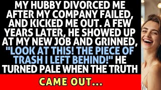 My Hubby Divorced Me After My Company Failed. A Few Years Later, He Showed Up At My New Job To...