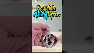 Turning Memories into Keychains: Personalized Dog Photo Gifts! #sublimation #diykeychains  #diy