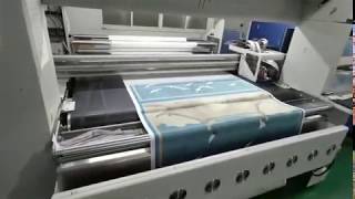 Plotter Industrial Textil Impresión Directa  con "Belt " sobre el tejido.