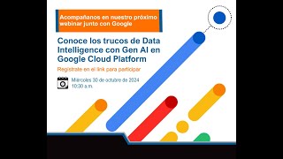 Trucos de Data Intelligence con Gen AI en GCP