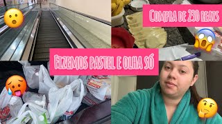 MEU FINAL DE SEMANA 💕| NOITE DO PASTEL | COMPRA DE 230 REAIS