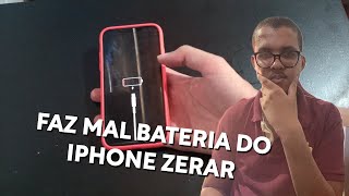 Faz Mal ao Zerar Bateria do Iphone - Veja Motivos